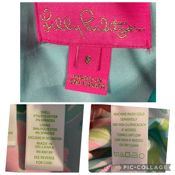 Lilly Pulitzer Jonna High Collar Classic Fresh Fun Beach Preppy Shift Romper - 8 - Picture 4 of 16